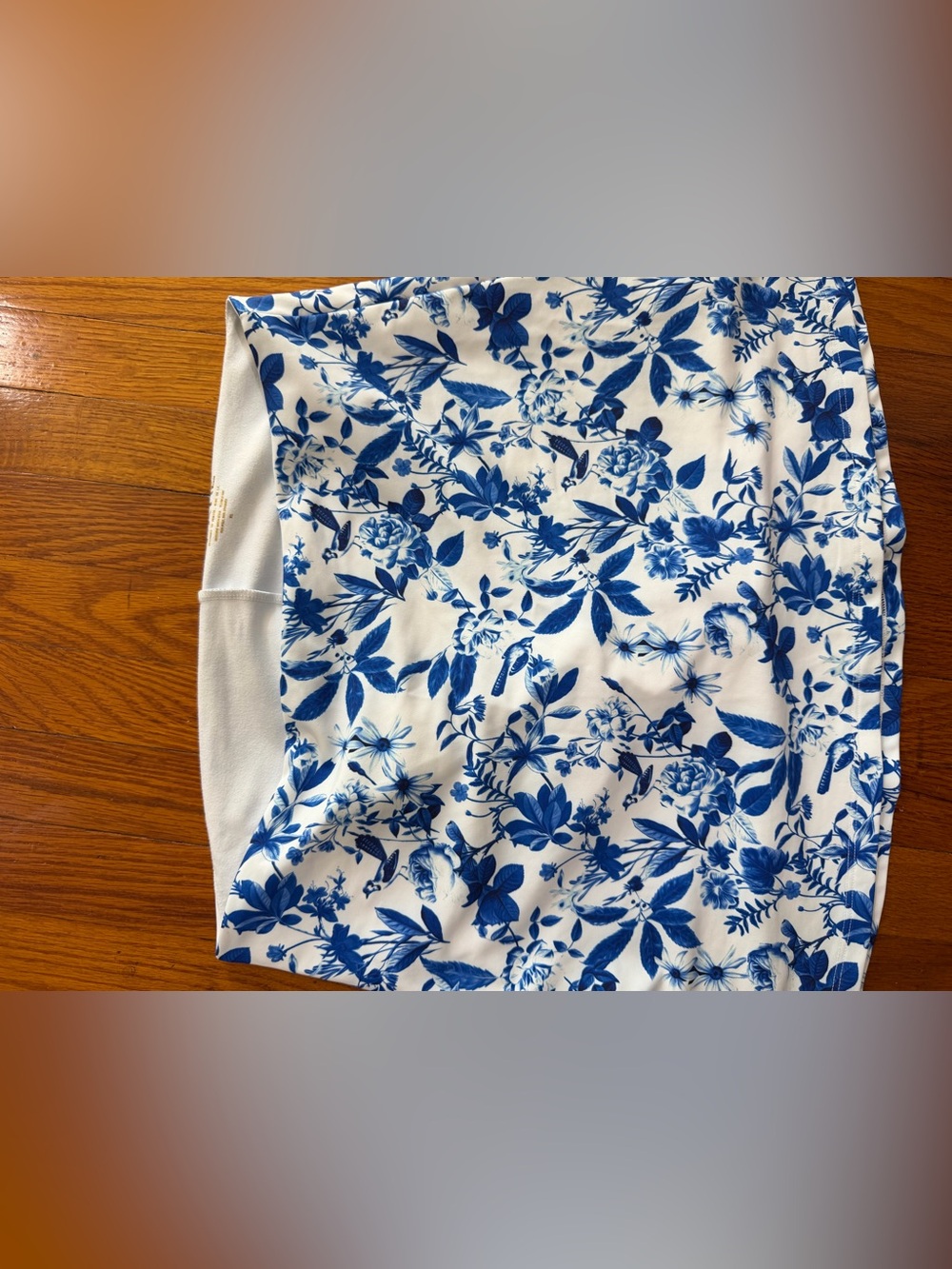 Skatie Blue and White Floral Skirt